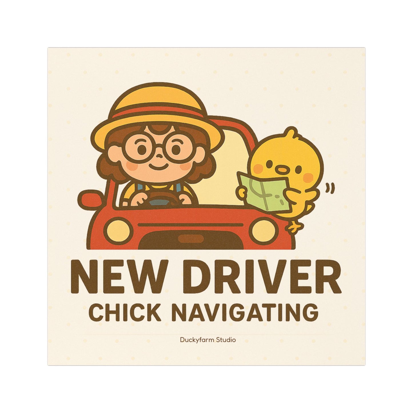 Cara “New Driver” Car Magnet