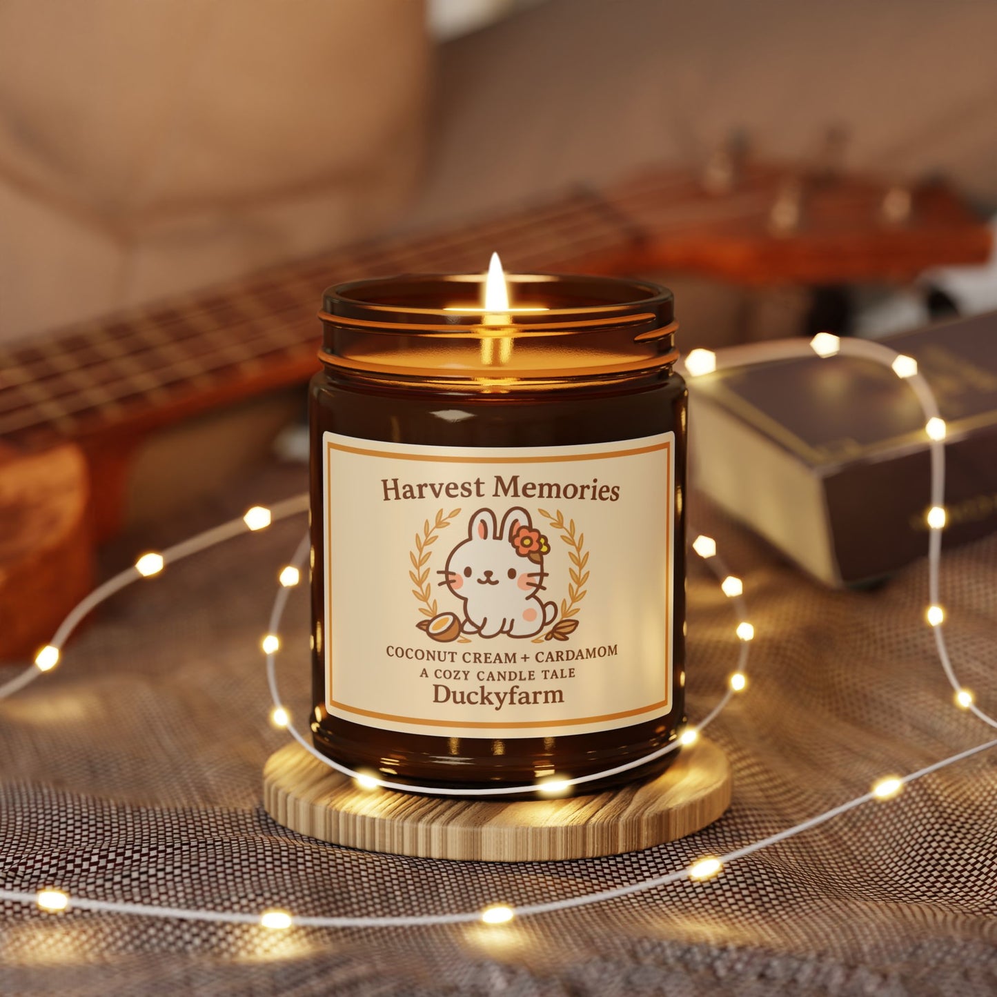 Coconut Cream & Cardamom Harvest Memories Soy Candle (9 oz)