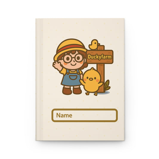 Personalized Duckyfarm Hardcover Journal for Kids