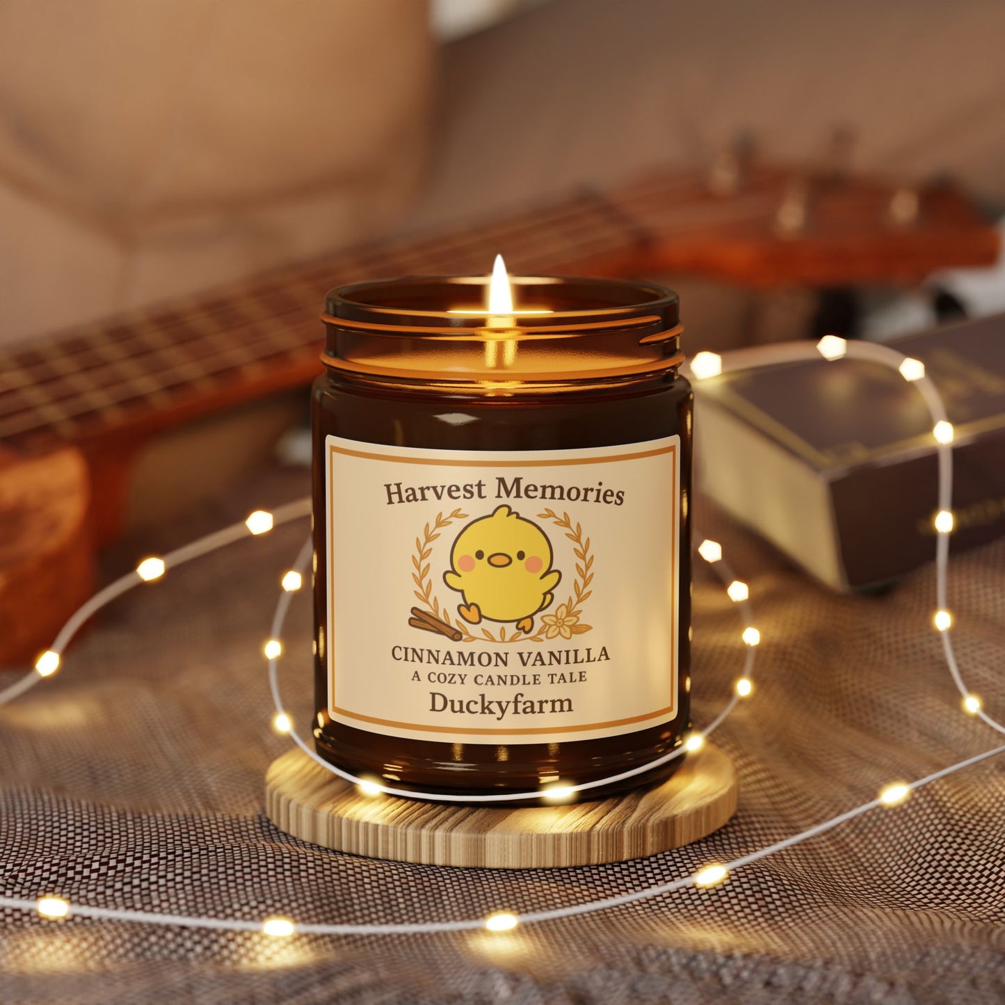 Cinnamon Vanilla Harvest Memories Soy Candle (9 oz)
