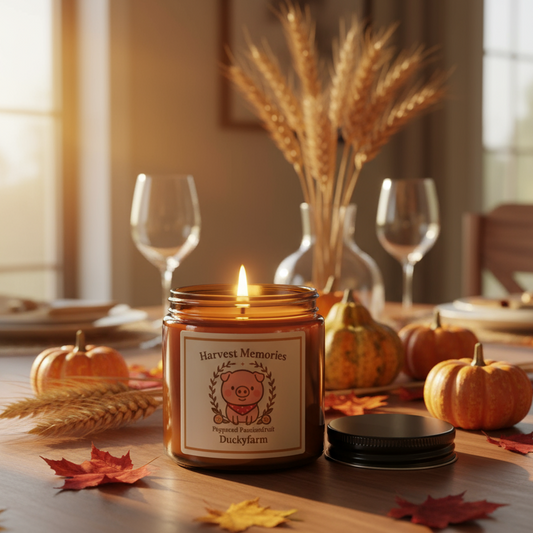 Peppered Passionfruit Harvest Memories Soy Candle (4 oz)