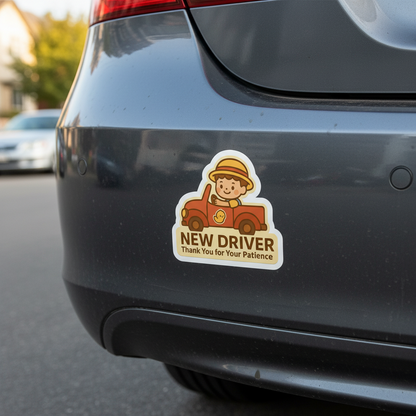 Jacky “New Driver” Kiss-Cut Vinyl Decal